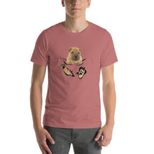 Load image into Gallery viewer, Cute bulldog pocket Unisex T-Shirt
